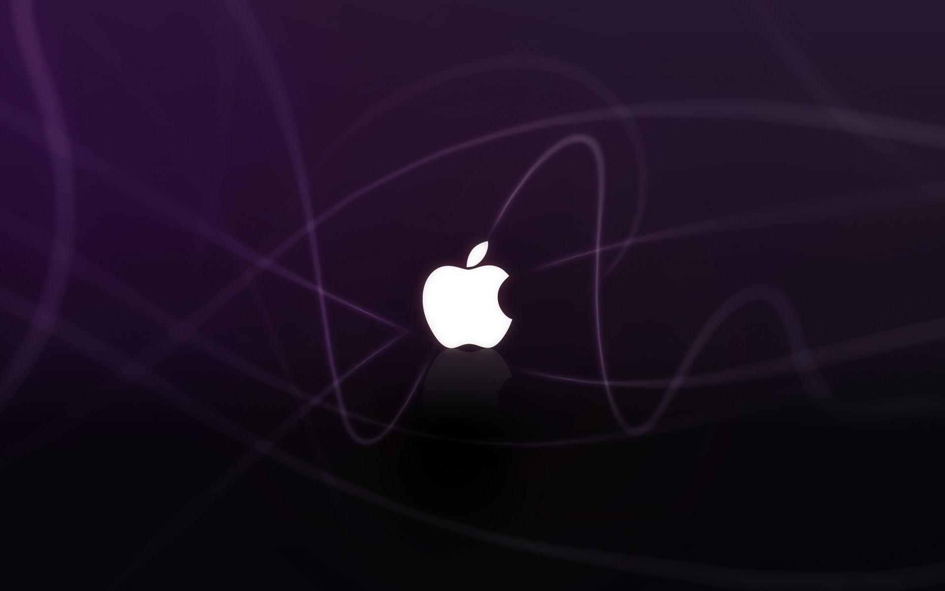 Apple Logo Purple Waves4106013645